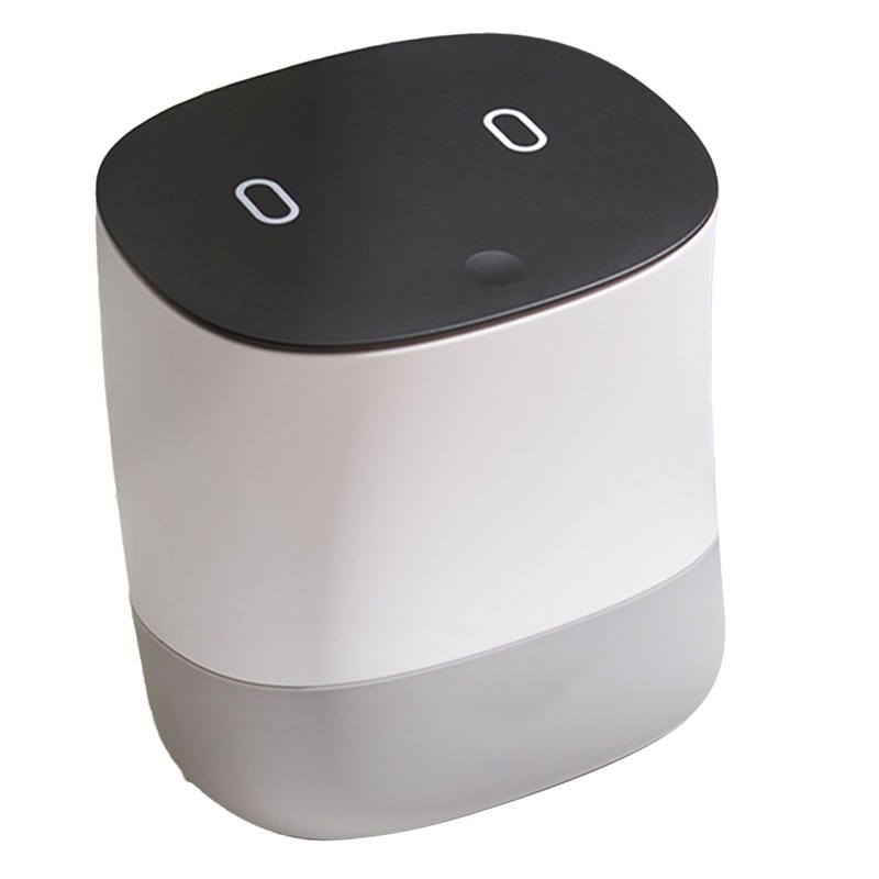 Mini Trash Can with Lid Small Desktop Trash Can Detachable