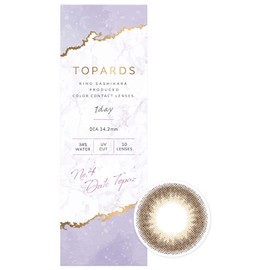 Colorcon TOPARDS Topaz Rino Ishihara Sassy One Day 10 Sheets Date Topaz (with degree) [-3.75]