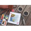 ART&GO Nomad AG42475 18 Colours Watercolour Paints, Plastic, White, Fine