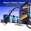 SOEYBAE HDMI to DVI Converter Adapter, 3.3 ft (1 m),