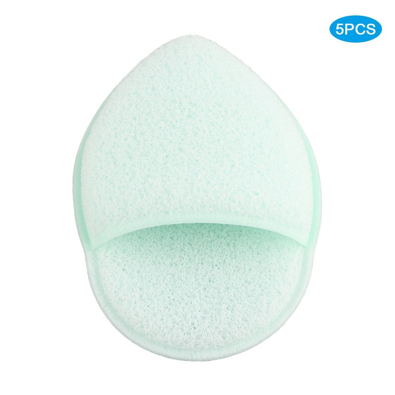 5pcs Makeup Cleaning Puff Hydrophilic Soft Exfoliator Face Cleaning Pad