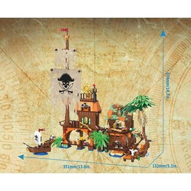 Brigamo Premium building blocks pirate bay, 833 clamping blocks