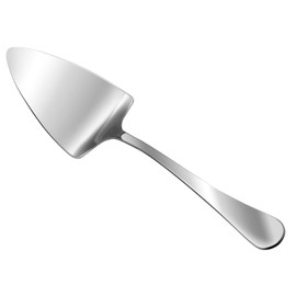 KSENDALO - Servidor de pastel de 11.4 pulgadas, acero inoxidable, cortador de pasteles para tartas, pizza, tarta de postre para fiestas, color plateado