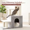 Heybly Cat Scratching Post, Pet Steps for Indoor Cats and