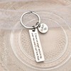 Dad Memorial Keychain Gifts for Loss of Father Remembrance Keychain