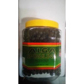 Alga Spirulina Tabletas Suplemento Proteico Frasco 1 Kg Gym Sabor Insaboro