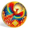 deDecoml Inspirational Phoenix Challenge Coin with Recovery Affirmation