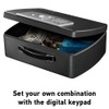 SentrySafe Portable Black Safe Box with Digital Keypad Lock, Small
