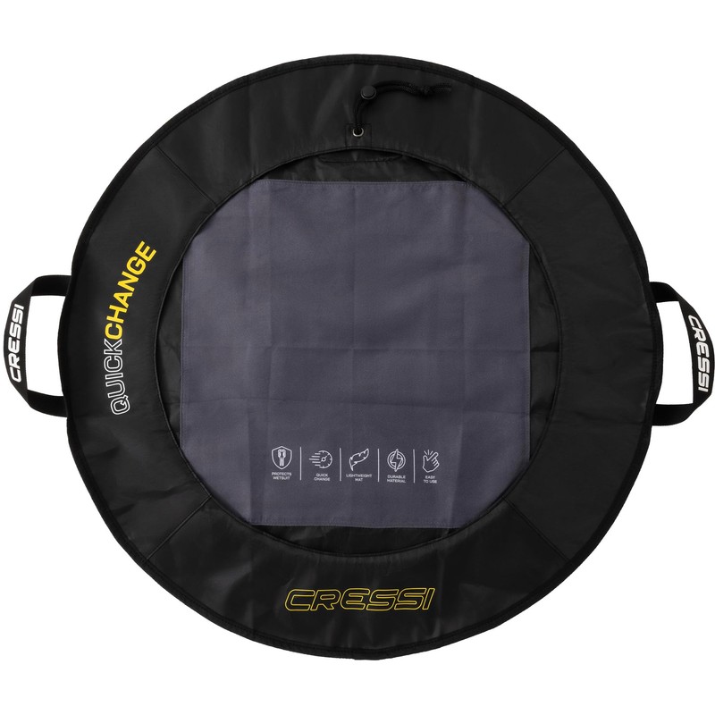 Cressi Quickchanging Mat - Comodo Tappetino Igienico per Piedi, Cambio