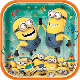 Despicable Me 2 Plates [9 inches - 8 Per Pack]