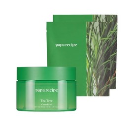 Meoncell PAPARECIPE [SET] Tea Tree Control Pad (70 sheets) + Refill (35 sheets 2) FREE / 메온셀 PAPARECIPE [SET] 티트리 컨트롤 패드 (70매) + 리필(35매2) FREE