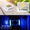 Solar Driveway Lights 16-Pack - 4 LED IP68 Waterproof Marine