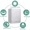 Washing Machine Cover, Sunscreen Dustproof Cover with Zipper, Outdoor Washing