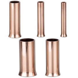 ARSTBETY Longer Pine Needle Basket Making Guide Coiling Tool, Copper Pine Needle Gauge Guide for Basket Making Weaving (Copper Basket Making Gauge)