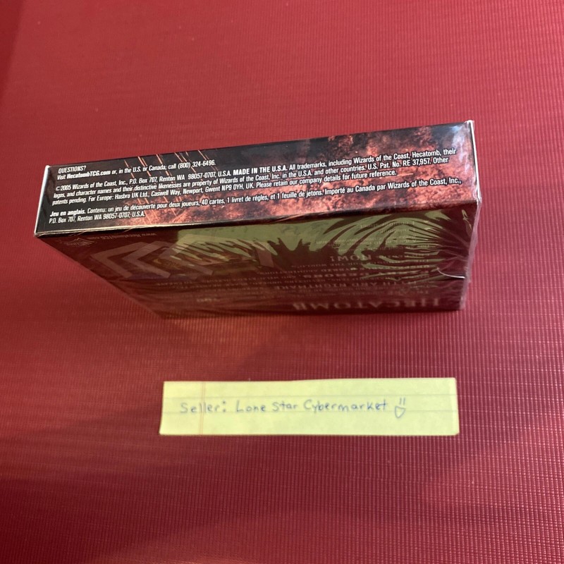 HECATOMB PREMIERE LOT OF 2 STARTER DECKS SEALED TCG CCG