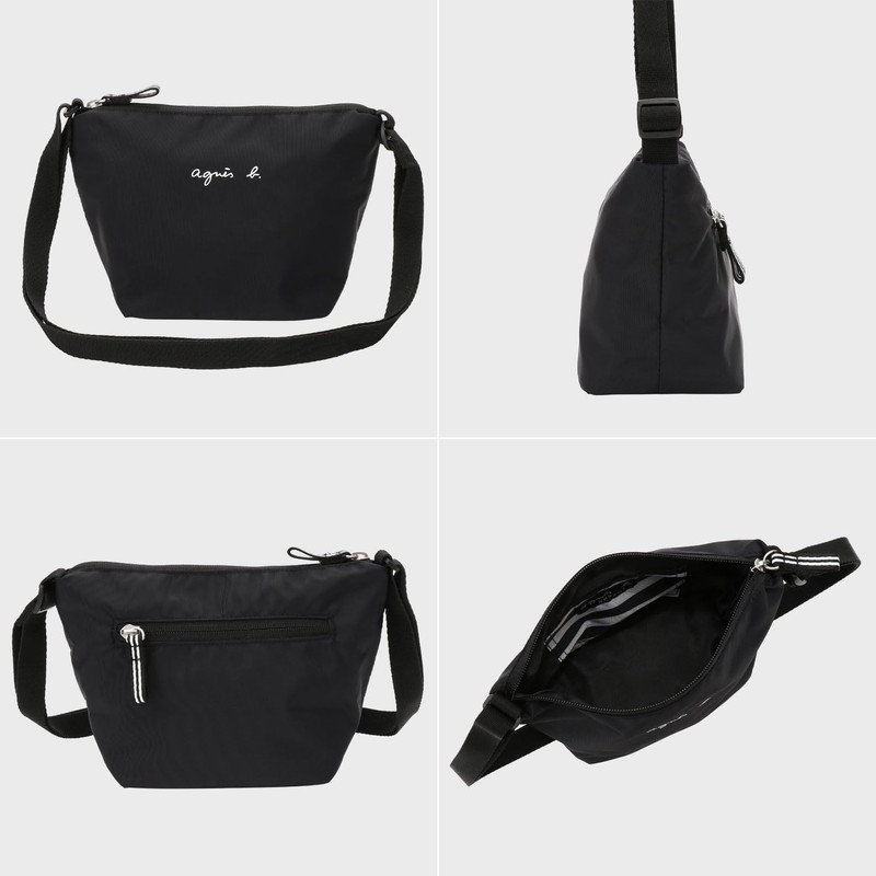 Agnes b sacoche bag nylon shoulder AC12 E POCHETTE