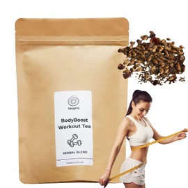 Teapro BodyBoost Workout Tea | Natural Herbal Tea Blend | Fitness & Detox Loose Leaf Tea (50g)