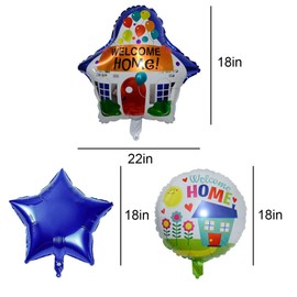 GOTPASS Welcome Home Balloons Welcome Home Decorations for Welcome Home Kids Baby Shower Family Party Decorations