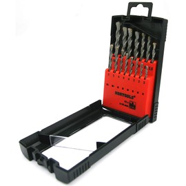 NORTOOLS Masonry Drill Bits 15 PCS Concrete Drill Bit Sets with Carbide Tip for Concrete Brick Natural Stone 3-3-3-4-4-4-5-5-5.5-6-6-8-8-10-10mm