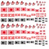 Hot Wheels 1/64 JDM Rising Sun WaterSlide Decals  MADE IS THE USA