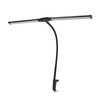 Double Head LED Desk Lamp 3 Colors Stepless Dimmable Flexible