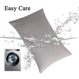 SONORO KATE Luxury Pillowcase Set Brushed Microfiber 1800 Bedding - Wrinkle (Grey, 2 Pillowcases King)