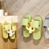 ROLUXENTIA 4 Pack Wall Mounted Shoe Rack - Premium Hanging