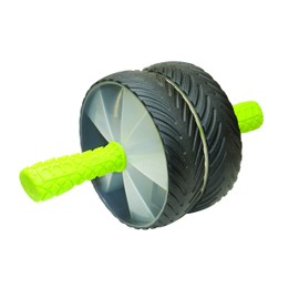 GoFit Super Ab Wheel - Roller with Handles,Black,Medium,GF-DDW