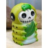 Furrybones Inch The Leaf Caterpillar Skeleton Monster Sit Up Ornament