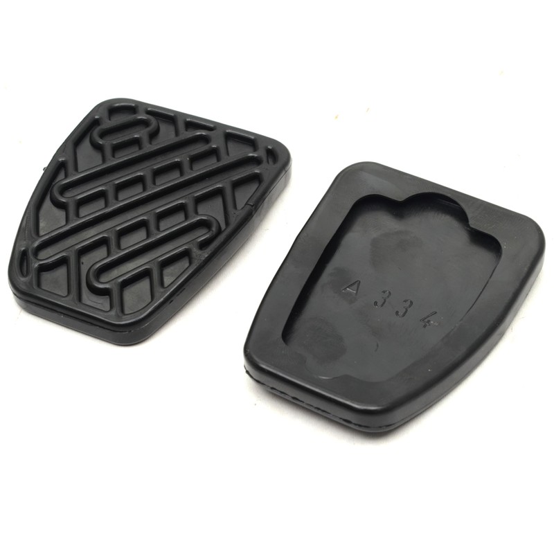 ROBUST 2 Pcs Clutch Brake Pedal Pad Rubbers for Nissan