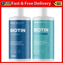 Honeydew Volumizing Biotin Shampoo and Conditioner Set - Sulfate Free Shampoo, 8 oz X2