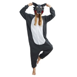 ANIUNITUME Unisex Adult Onesie Pajamas Animal Sleepwear Christmas Costume X-Large