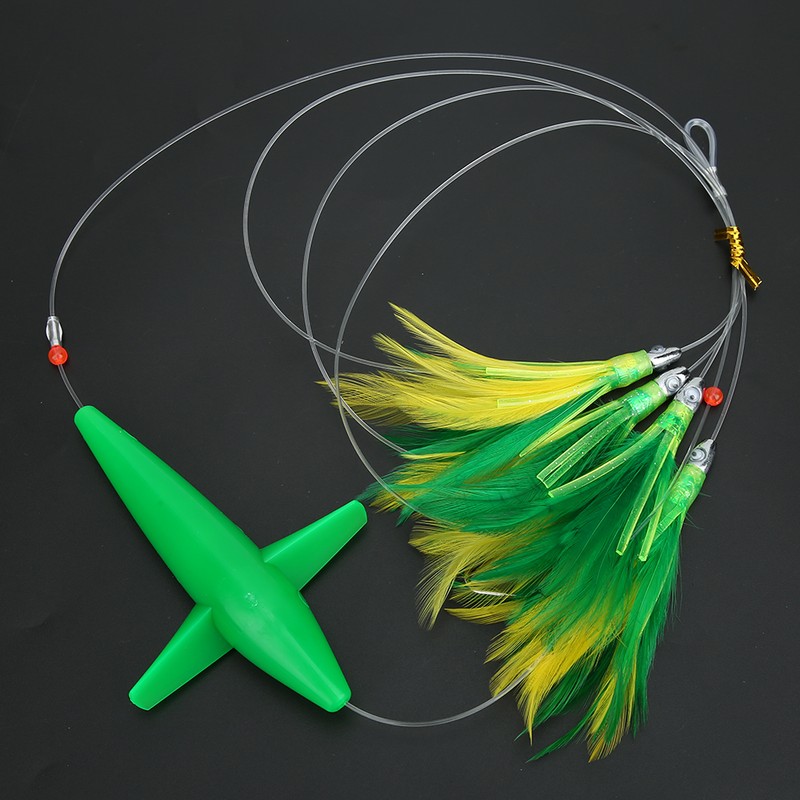 Schwertfisch Feather Tuna Artificial Fishing Lure Tease Accessories for Large