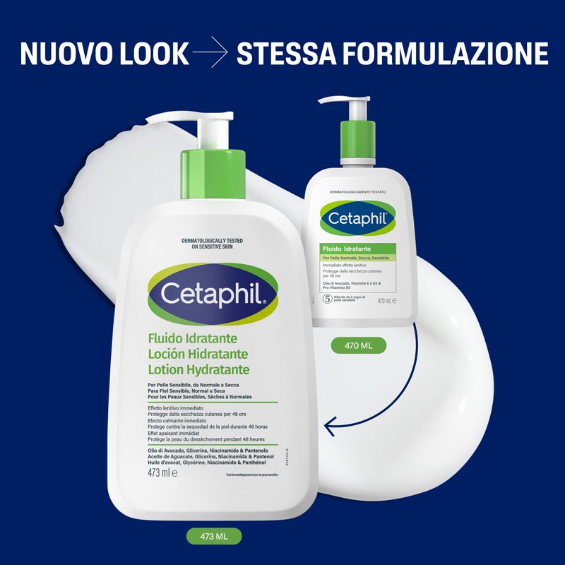 Cetaphil Moisturising Body Cream Fragrance Free 470ml + Emulsion Facial