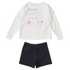Roxy Rash Guard Set MINI HEAR THE WAVES Girls, white,