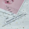 4 Pieces Quilting Template, Quilting Patchwork Ruler, Hexagon Quilting Ruler,