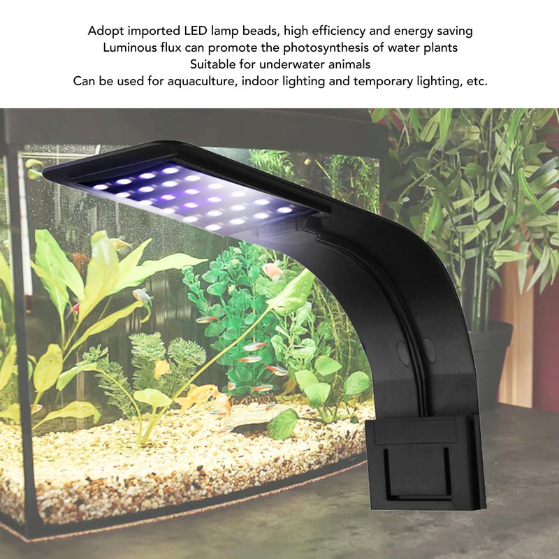 Aquarium Light Clip On Energy Conservation Button Switch Control LED