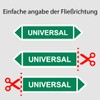 Pipeline Marking - Flow Direction Pipeline Number Plate with Both