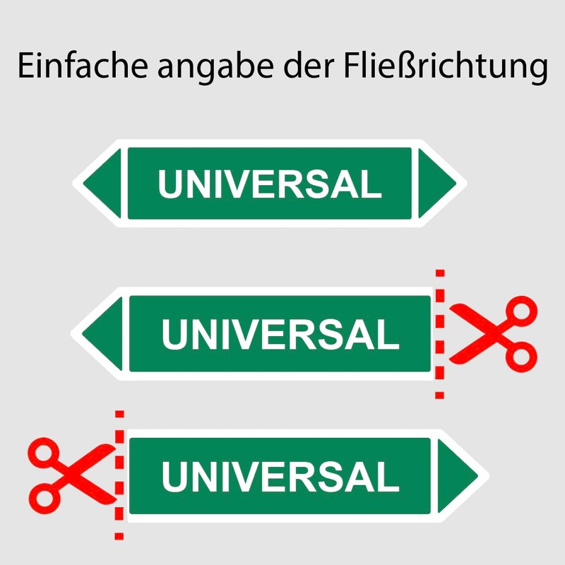 Pipeline Marking - Flow Direction Pipeline Number Plate with Both