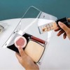 3Pcs Transparent Mini PVC Makeup Bag Small Clear Plastic Cosmetic