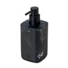 Vigar Zense Black Marble Hand Soap Dispenser, Refillable Pump Bottle
