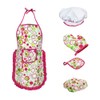 Kids Cooking and Baking Set 15 PCS with Chef Hat