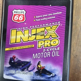 Injex Pro 2 Cycle Oil Phillips 66 Motor Oil 1 Quart