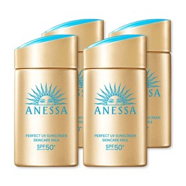 Anessa Outdoor Perfect UV Skin Care Milk Sun Cream 60ml 4pcs / 아넷사 아웃도어용 퍼펙트 UV 스킨케어 밀크 선크림 60ml 4개