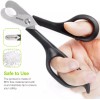 AUVON Scissors-Shaped Pill Cutter, Sharp Blade Pill Splitter for Accurately