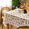 LOSIVISHE Thanksgiving Waterproof Tablecloth – Fall Harvest Pumpkins, Maple Leaves