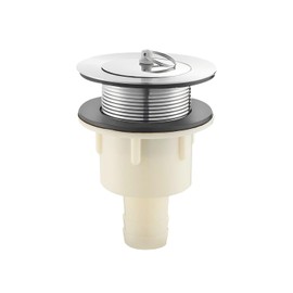 Qrity 1 PCS Sink Waste, Sink Basket Strainer Waste, Stainless Steel and PVC, Sink Strainer for Kitchen Mop Pool Drain Catcher, 50#