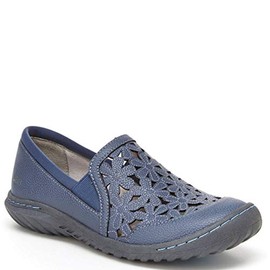 JBU by Jambu Women's Wildflower Moc Shoe, Blue, 8 M US
