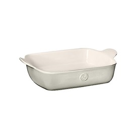Emile Henry 11" x 8" / 3 qt Medium Rectangular Baker - Modern Classics Collection | Pearl Gray