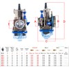 PWK 21mm Carburetor Universal Motorcycle Power Carburetor for 50cc to